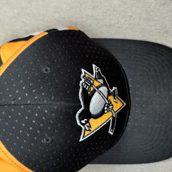 Adidas NHL Pittsburgh Penguins Baseball Cap Hat - Picture 2 of 7